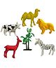 Domenico Safari Animal Toys Figures, 5 PCS Realistic Wild Jungle Animals Figurines Zoo Animal Playset | Learning Toys for Kids Toddlers Boys Girls