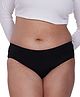BeMe Seamless Solid Reusable Leak-Proof Period Panty For Women - Black