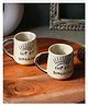 WEAVING HOMES Sunshine Mug - Set of 2 White