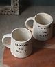 WEAVING HOMES The Capricorn Mug - Set of 2 White