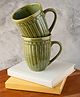 WEAVING HOMES Moss Green Vintage Mug - Set of 2 Green
