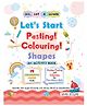 Activity Book Let's Start Pasting & Colouring Shapes - English