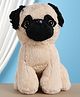 Furry Pals Premium and Super Soft Dog Plush Toy Black & Beige- Height 30 cm