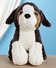 Furry Pals Premium and Super Soft Dog Plush Toy Black & White - Height 30 cm