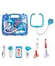 Baybee Premium Doctor Playset For Kids Pretend Play Doctor Set With LED Light Instruments & Sound, Foldable Suitcase For Kids Medical Kit with 9 Pcs Doctor Kit Toys For Kids Boys & Girls - Blue