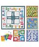 Baybee 5 in 1 Business India Board Game with Plastic Coins Along with Other Board Games Like Ludo, Snakes Ladder, Treasure Island & Cricket Game for Kids