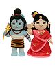 Panda's Box Lord Shiva and Parvati Duo | Soft Plush Toys | Best Gifts for Infants, Toddlers & Babies Height 30 cm