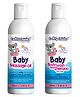 Comfy Cheeks Organic Baby Care Combo of Body wash & Shampoo |Cold Pressed Baby Massage Oil |Tear Free Baby Shampoo & Massage Oil with Ayurvedic herbs Perfect For Baby (Combo of 2 Products)Dermatologically tested,100ML each