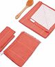 Doctor Towels Pack Of 4 Aloevera Double Cloth Coordinating Face Towels With Hand & Bath Towel - Apricot Brandy