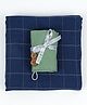 Doctor Towels Pack Of 2 Banana Double Cloth Bath & Hair Towel Set - French Blue & Candy Green