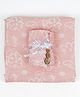 Doctor Towel Pack Of 2 Banana Jacquard Floral Coordinating Bath & Hair Towel Set - Coral