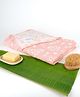 Doctor Towels Banana Jacquard  Floral Bath Towel - Coral