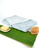 Doctor Towels Banana Jacquard  Floral Bath Towel - Chalk Blue