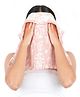 Doctor Towels Pack Of 4 Banana Jacquard Floral Printed Face Towels - Coral