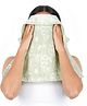 Doctor Towels Pack Of 4 Banana Jacquard Floral Printed Face Towels - Pastel Green