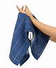 Doctor Towels Pack Of 2 Banana Double Cloth Hand Towels - French Blue