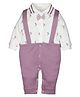 BABY GO Full Sleeves Dolphin Printed  Romper -Mauve