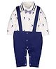 BABY GO Full Sleeves Dolphin Printed  Romper -Navy