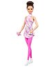 Barbie  Fashion Doll with Ice Skates & Trophy Pink - Height 25 cm