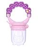Domenico World Baby Love Rattle Silicone Food & Fruit Nibbler - Purple