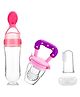 Domenico World Baby Love Fruit And Food Nibbler, Feeder and Tongue Cleaner - Pink
