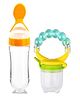 Domenico World Baby Love Fruit And Food Rattle Nibbler & Feeder - Yellow