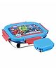 Joyo Avengers Stainless Steel Lunch Box 550 ml with Dabbi 80 ml - Blue