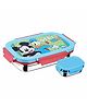 Joyo Mickey Stainless Steel Lunch Box 900 ml with Dabbi 110 ml - Blue