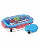Joyo Avengers Big Stainless Steel Lunch Box 900 ml with Dabbi 110 ml - Blue