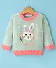 Wingsfield Full Sleeves Rabbit Embroidered Sweater - Multi Colour