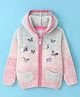 Wingsfield Full Sleeves Sequin Butterfly Embellished Hoodie - Multi Colour
