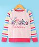 Wingsfield Full Sleeves Floral Embroidered & Sequin Embellished Sweater - Multi Colour