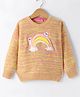 Wingsfield Full Sleeves Rainbow Embroidered Sweater - Multi Colour