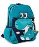 Fiddlerz Dino School Bag For Girls Kids Lightweight & Breathable Multi-Purpose Preschool Kindergarten Small Backpack Height -  11.8 Inches