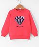 Wingsfield Full Sleeves Sequin Embellished Sweatshirt - Coral