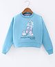 Wingsfield Full Sleeves Typography Printed Sweatshirt - Blue