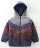 Wingsfield Full Sleeves Colour Blocked Hooded Jacket - Multi Colour