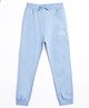Campana 100% Cotton Lightning Printed Joggers - Blue