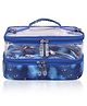 Echo Boomers Space Large Print Double-Decker Insulated Lunch Bag with Multi-Zipper Pockets