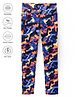 Pine Active Knit Full Length Super Camouflage Print - Multicolour