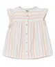 Milou Cotton Sleeveless Striped Dress - MultiColor