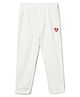 Milou Cotton Heart Printed Pant - White
