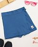 Milou Cotton I Love Milou Patch Detailed Skort - Blue