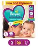 Pampers Active Baby Taped Diapers Small Size - 66 Pieces