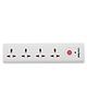 One Beat Spark 4 4Meter Socket Extension (White)
