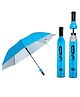 Muren Bottle Shape Mini Compact Portable & Foldable Umbrella-Blue