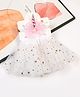Babymoon Set of 2 Glittering Princess Girl's Tutu Skirt with Hairband Baby Photography Props Gift Set 3 to 8 yr  White