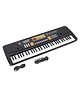 KiddyBuddy 61 Keys Electronic Keyboard - Black