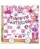 Zyozi Barbie Princess Birthday Decorations Set - Banner, Card Stock CutOut, Photo Booth, Arch,Glue Dot & Balloons (Pack Of 51)
