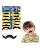 Zyozi 12 Pcs Fake Artificial Moustache, Fancy Costume Fake Moustaches Stickers Set -Birthday Party Supplies